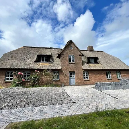 Apartament Gotteskoog Im Reetdachhaus Bongsiel